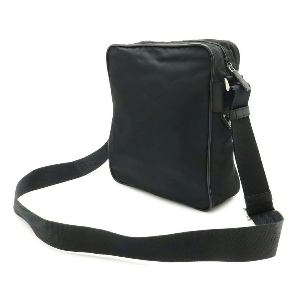 PRADA Black Leather Shoulder Bag - Picture 3 of 10